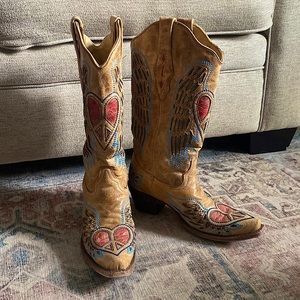 Corral handcrafted boots- one of a kind- NEVER WORN